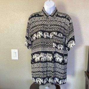 Mens casual button down shirt.